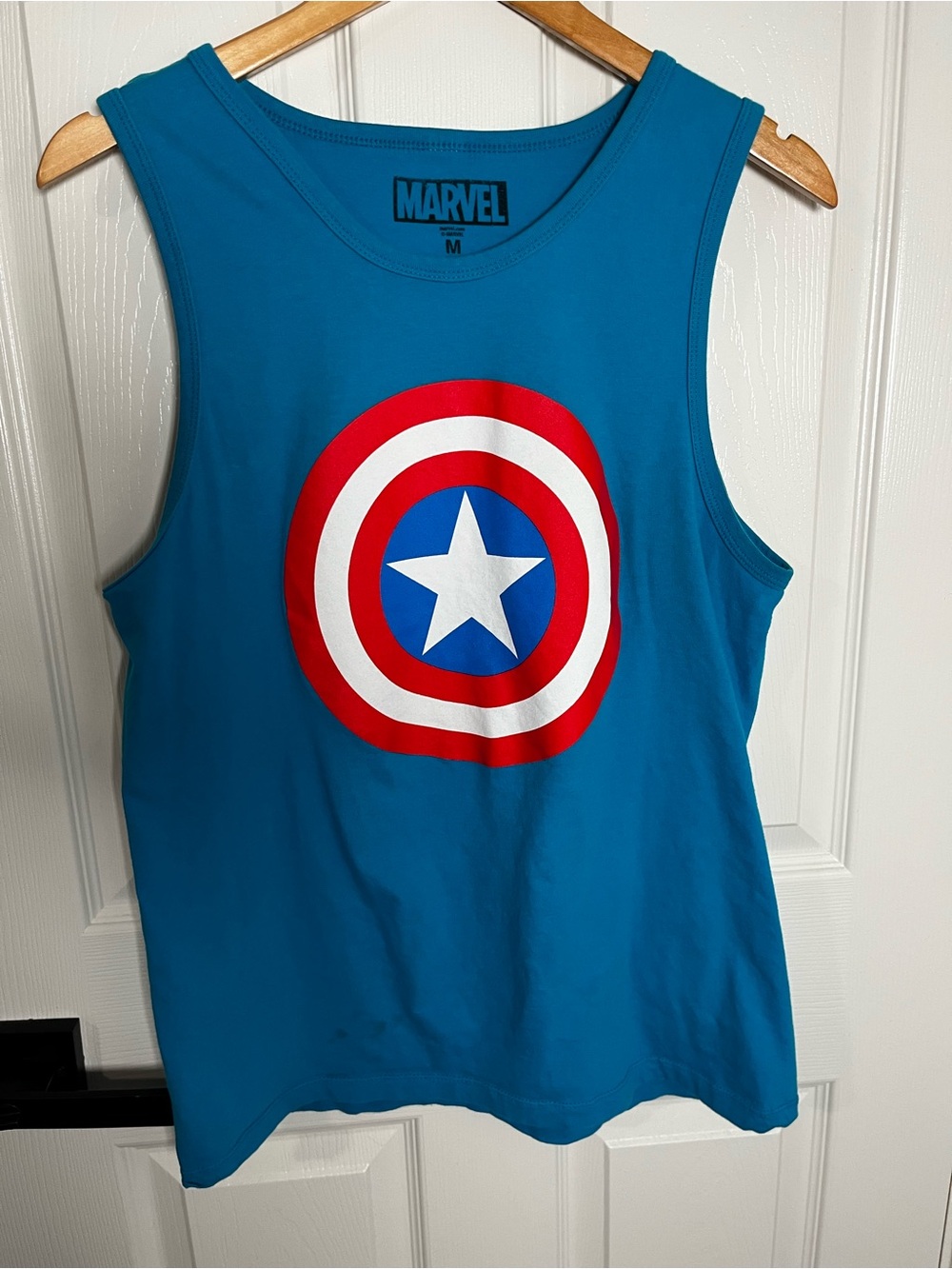 Marvel Captain America Blue Tank Top